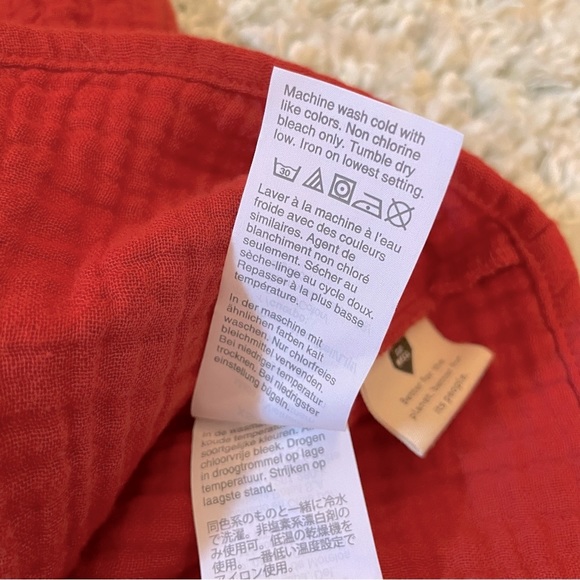 Madewell Lightspun Peplum Top - Picture 3 of 5